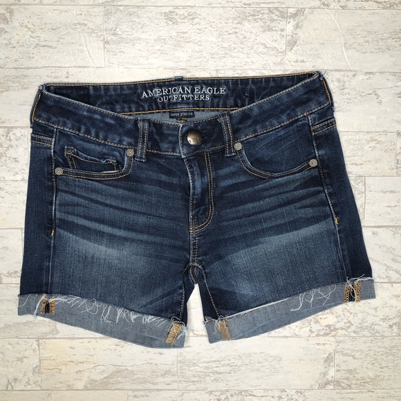 American Eagle Outfitters Pants - American Eagle Midi Denim Shorts 4